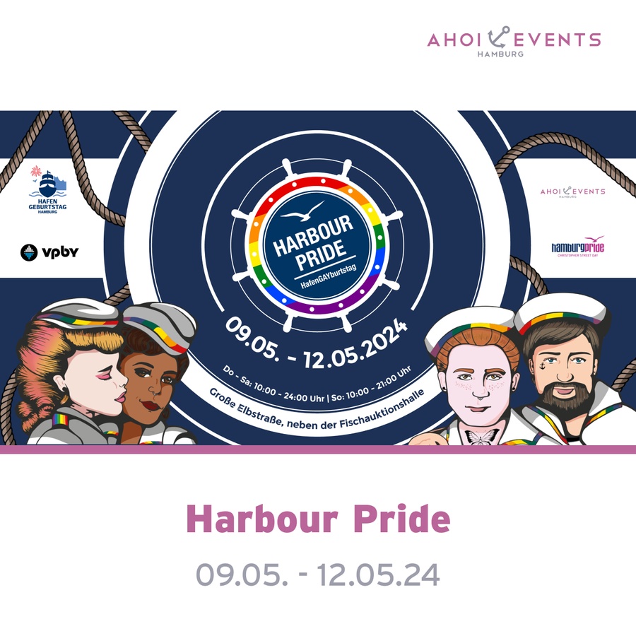 Harbour Pride Hamburg vom 09.05. bis 12.05.2024